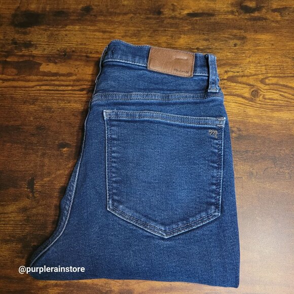Madewell Jeans 28 Skinny 9" Mid Rise Woodland Wash MA938 Tummy Control Stretch - Picture 3 of 13
